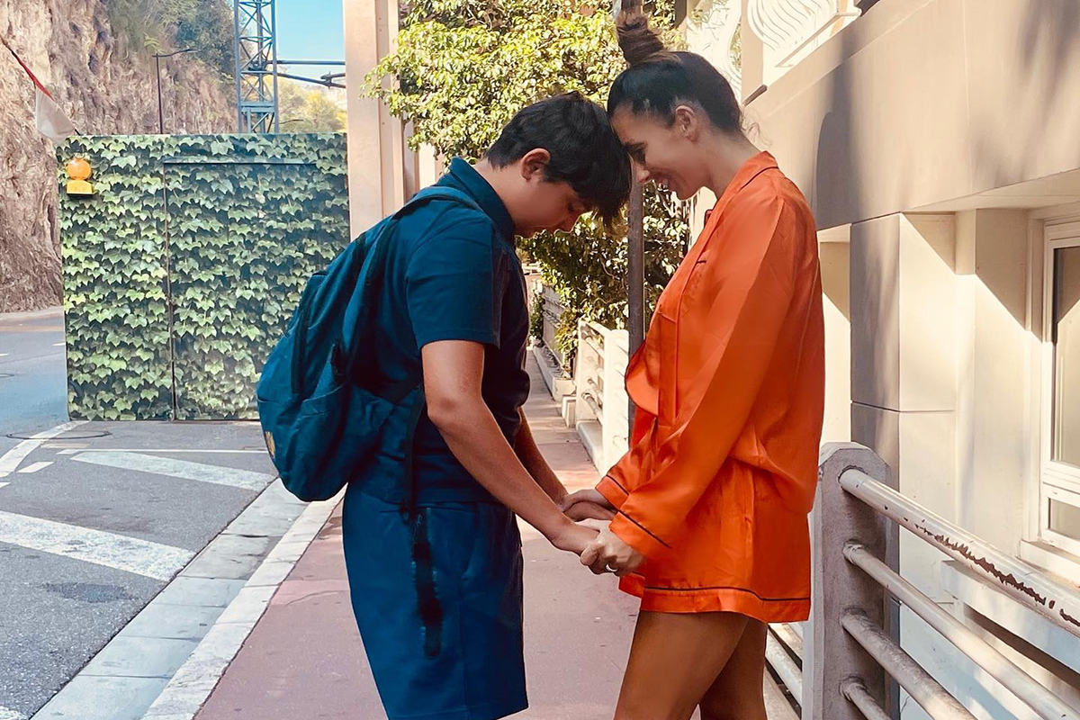 Nathan Falco ed Elisabetta Gregoraci