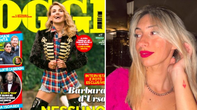 Barbara D'Urso copertina camicia sporca