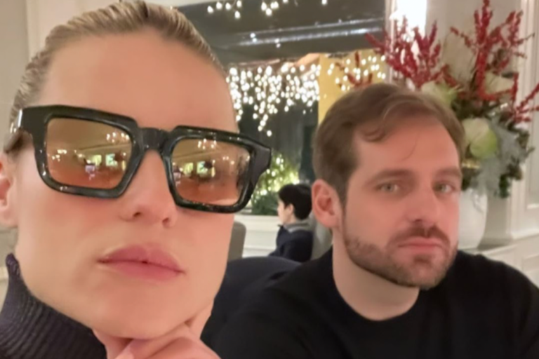 Michelle Hunziker Tomaso Trussardi