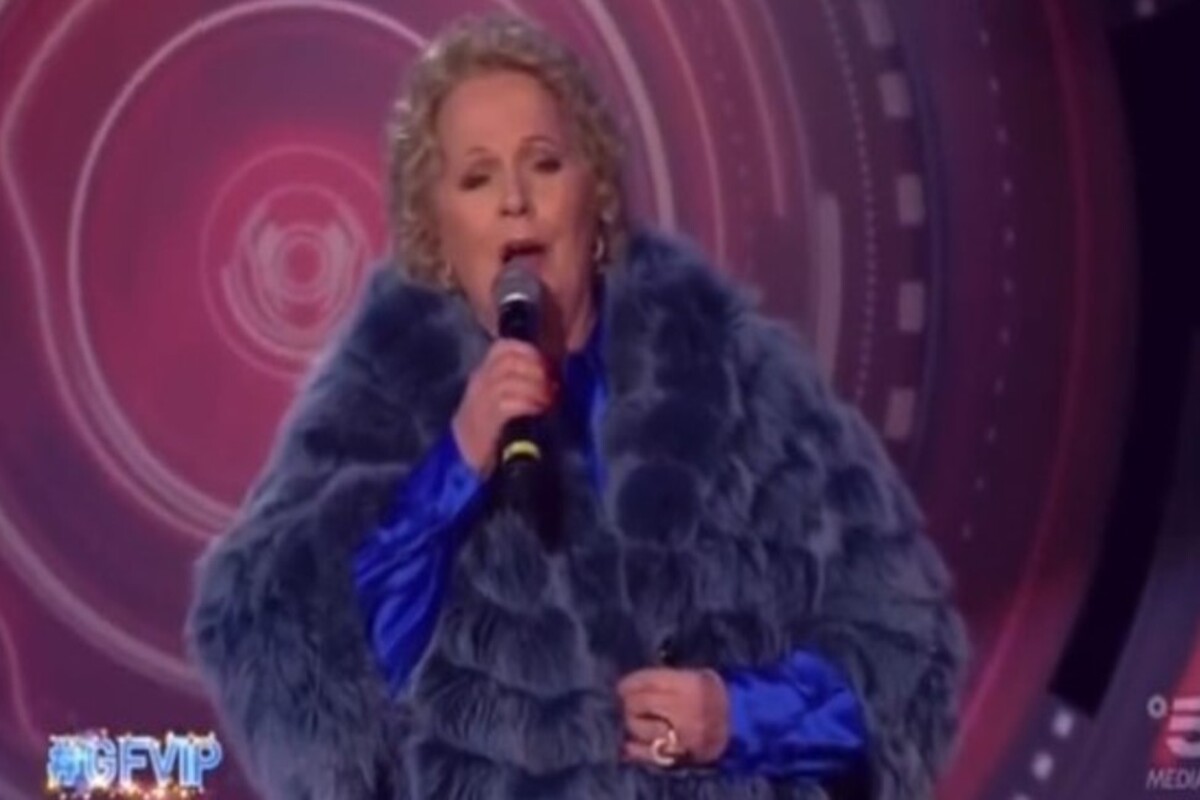 GF Vip esibizione Ricciarelli