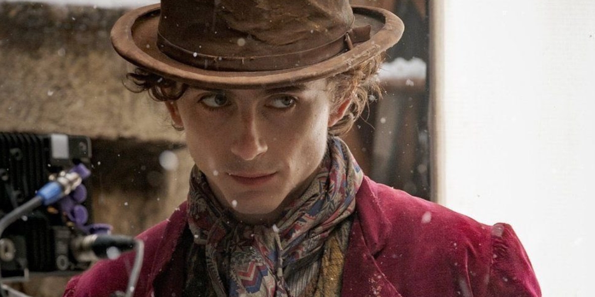 Wonka con Thimoth&eacute;e Chalamet