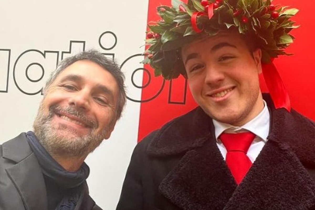 Raoul Bova figlio laureato