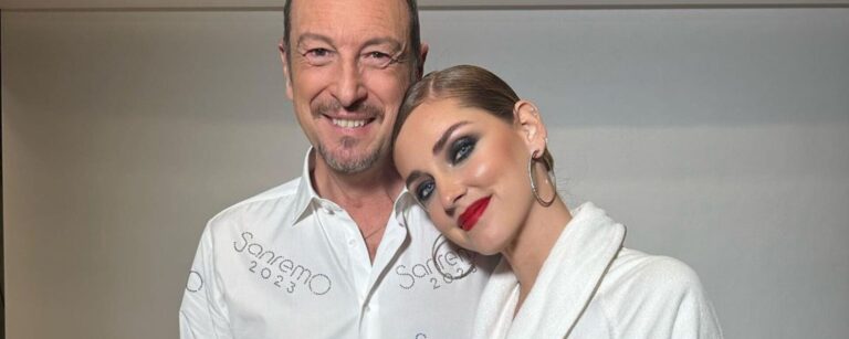 chiara ferragni look sanremo