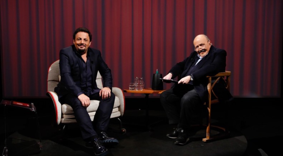 Enrico Brignano Maurizio Costanzo