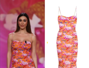 Belen Rodriguez abito Iene