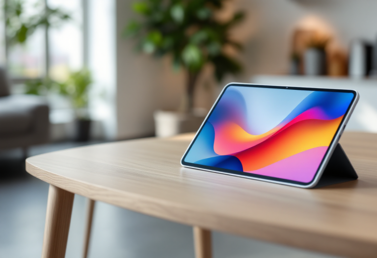 Google Pixel Tablet in uso per una vita smart