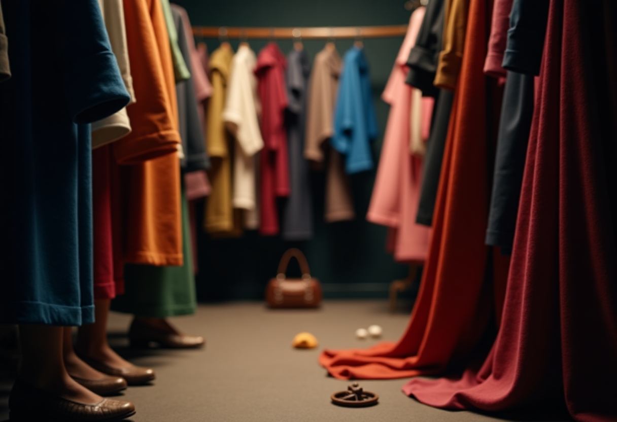 Lucio Provenza in un momento di recitazione intensa