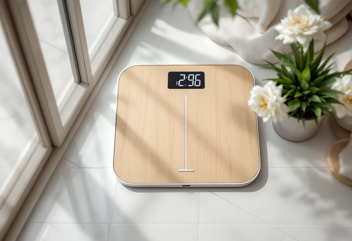 Immagine che illustra il peso corporeo serale e le sue cause