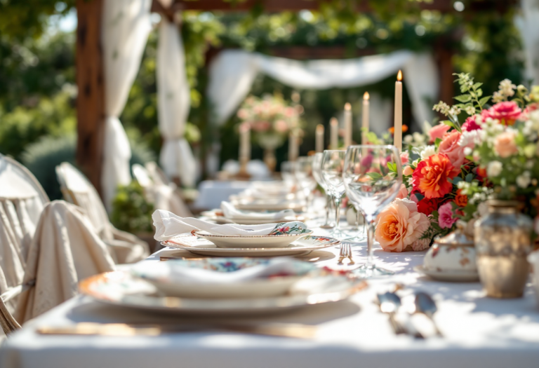 Piatto rotto simbolo di fortuna nei matrimoni