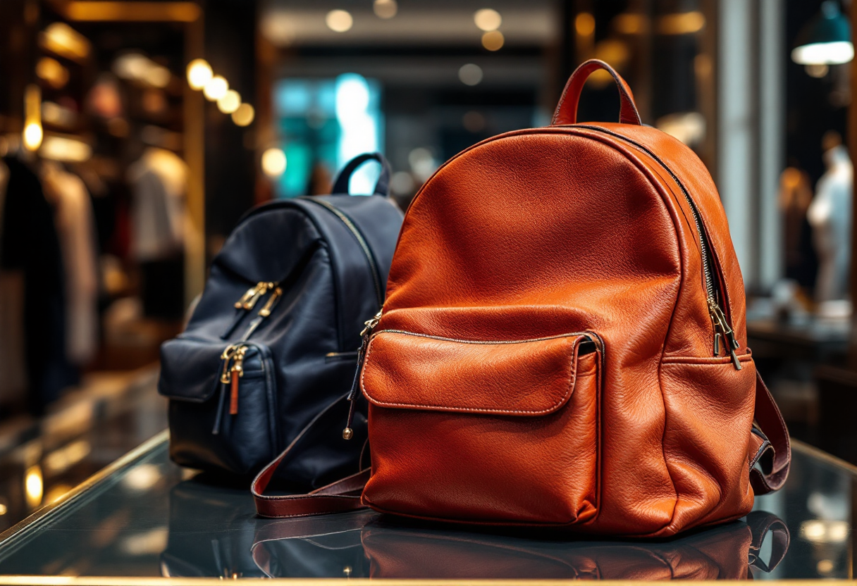 Zainetto abbinato a diversi outfit per ogni occasione