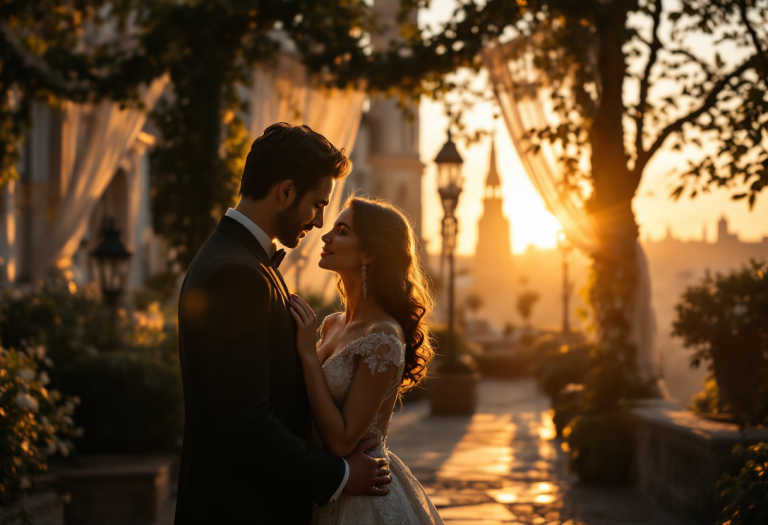 Locandina del film Ma chi ti conosce? con coppia innamorata