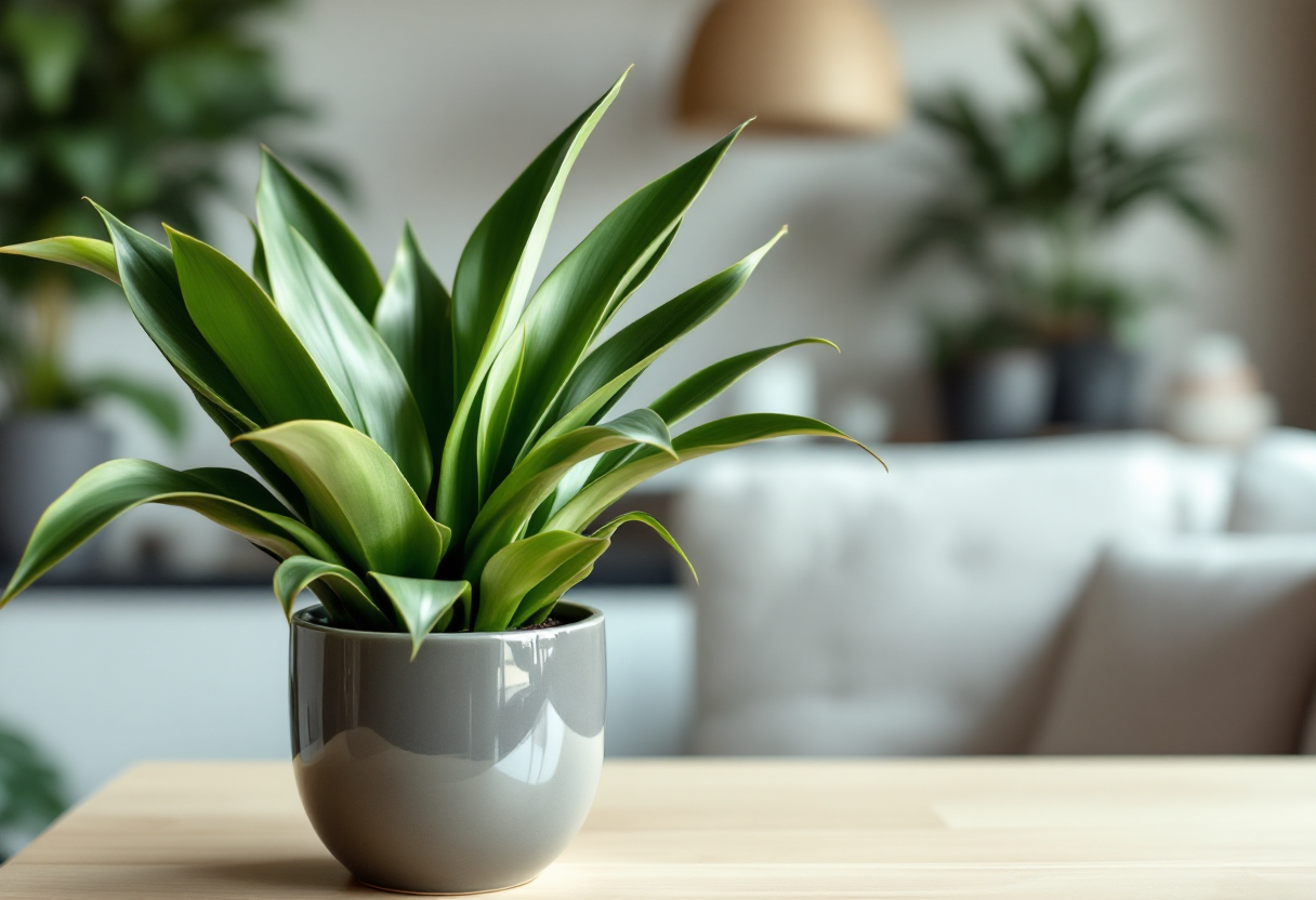 Sansevieria, pianta d'appartamento elegante e resistente
