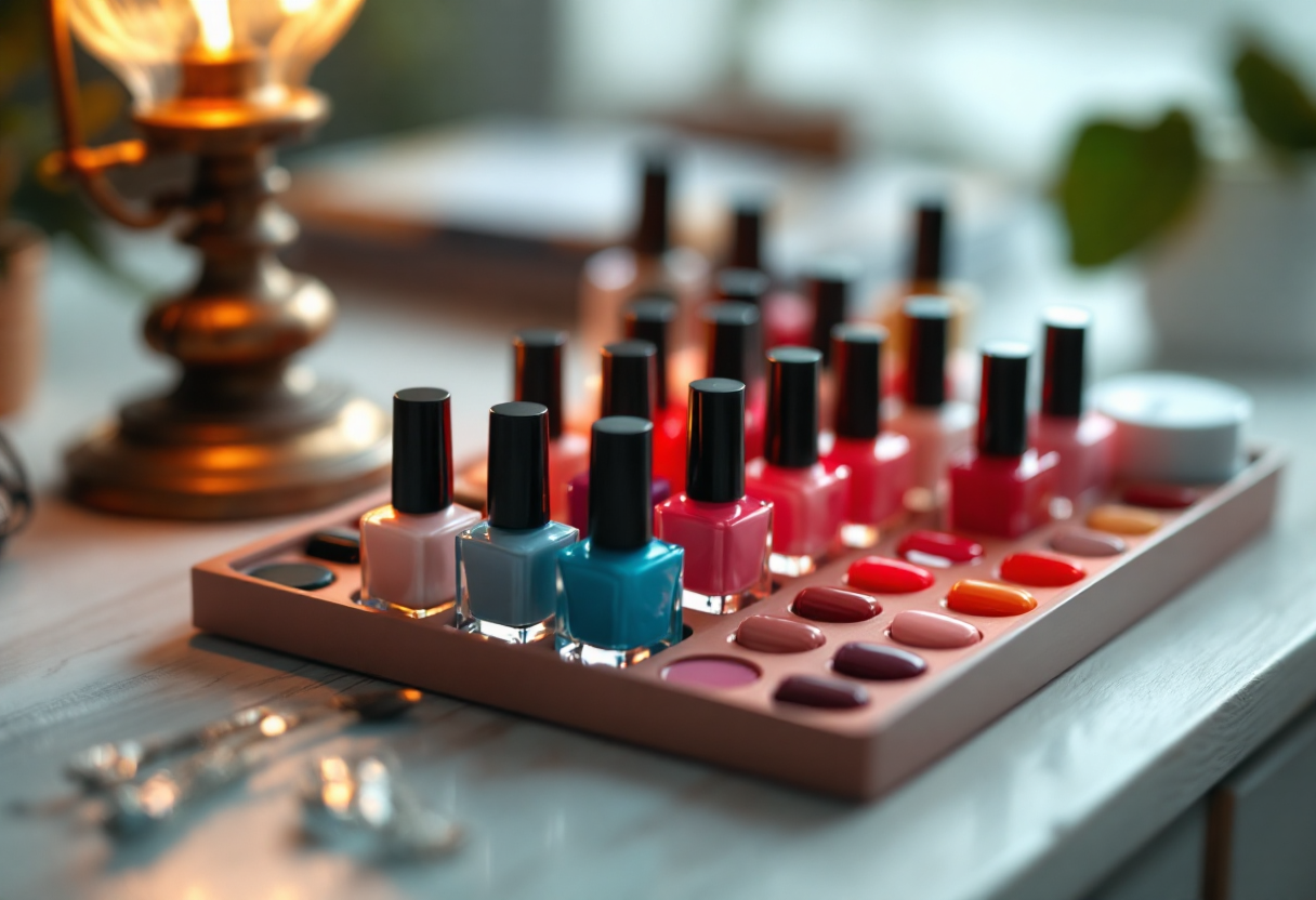 Unghie decorate per Capodanno 2024 con glitter e stile