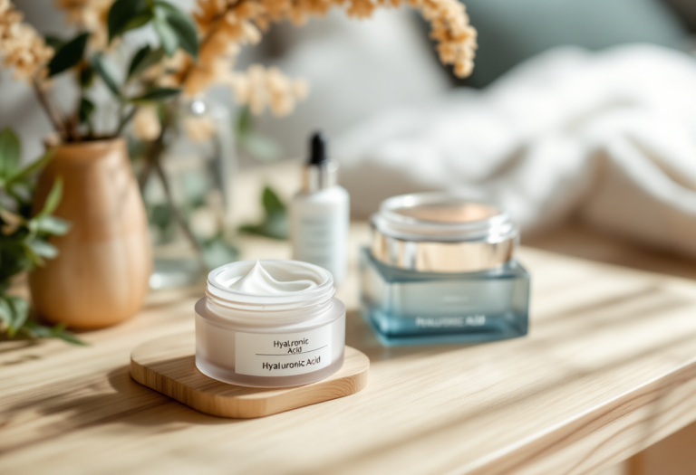 Immagine di acido ialuronico per la bellezza della pelle