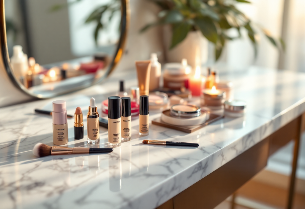 Tecnica per applicare il correttore sul viso