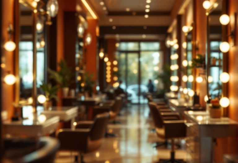 Immagine di una donna con bunny bangs alla moda