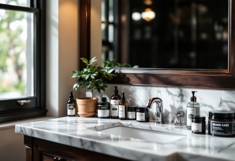 Uomo con barba curata e sana, segreti di bellezza