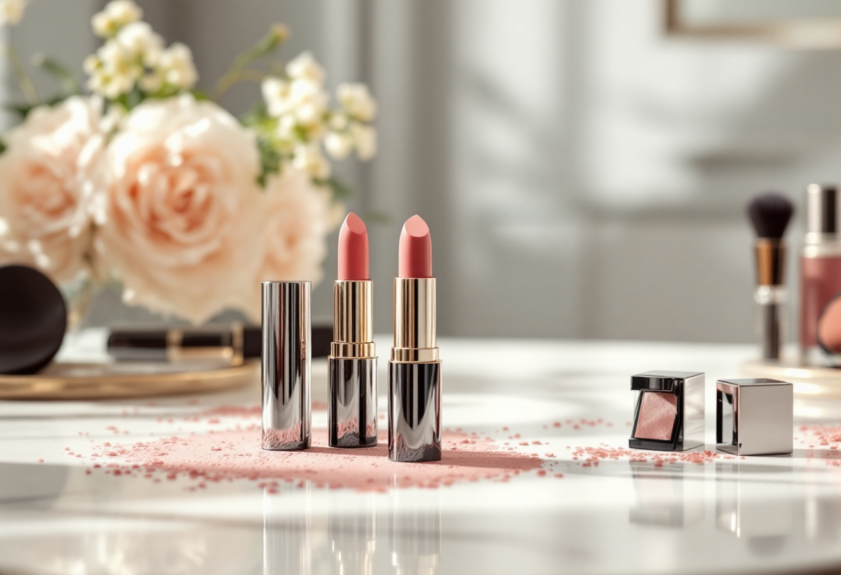 Rossetti nude in diverse tonalità e texture