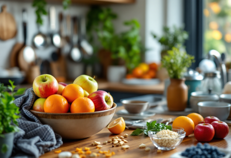 Ex tennista con piatti gourmet e social media