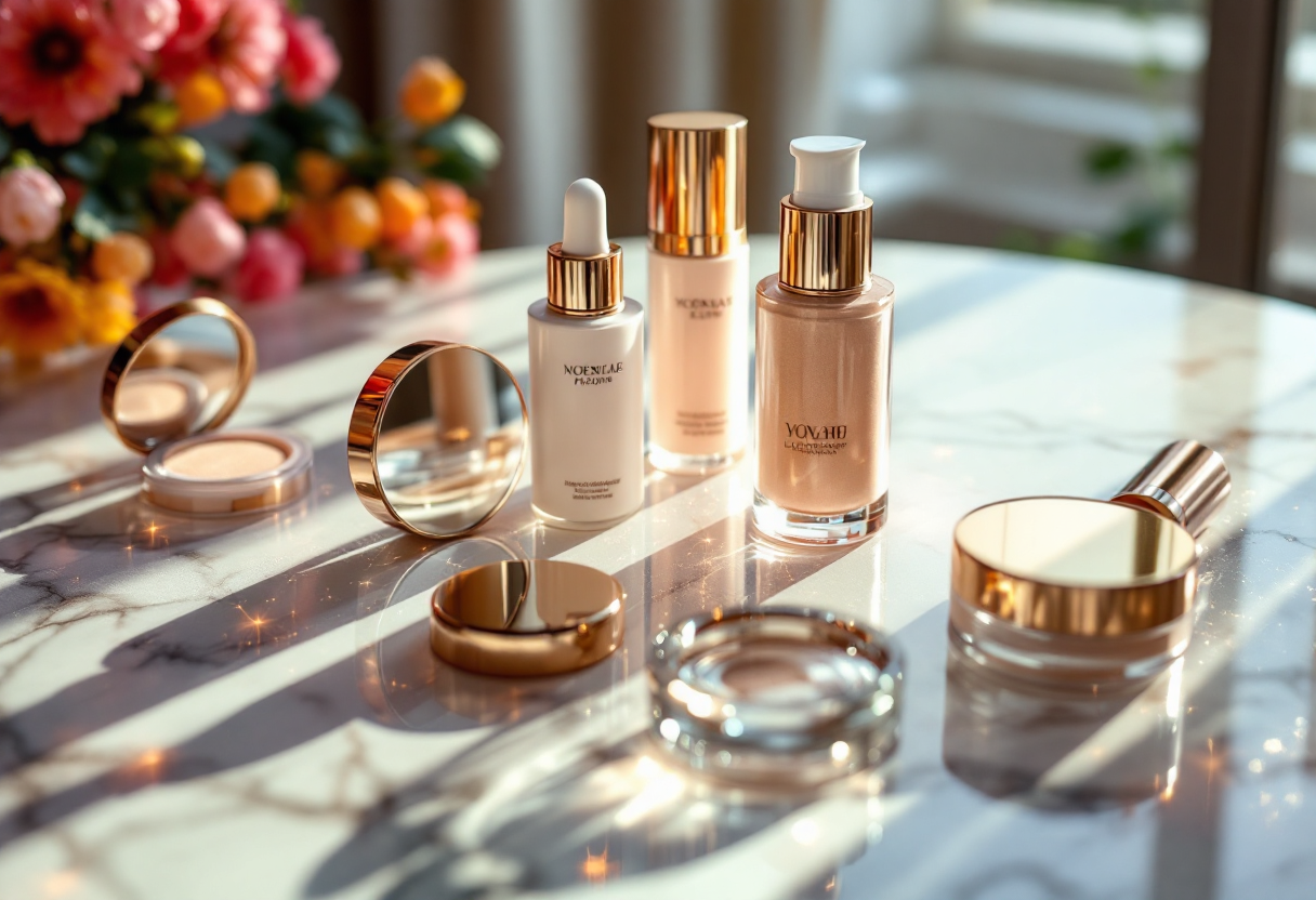 Illuminanti per la pelle in diverse tonalità