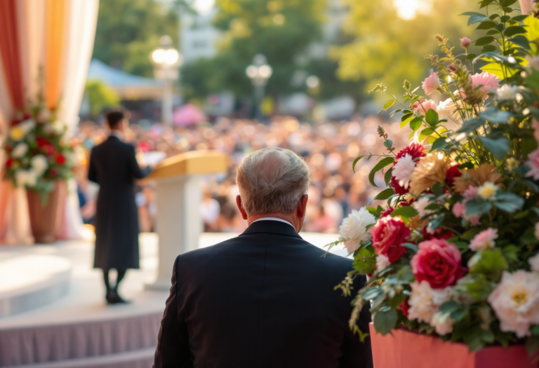 Donald e Melania Trump si scambiano un bacio simbolico nel 2025