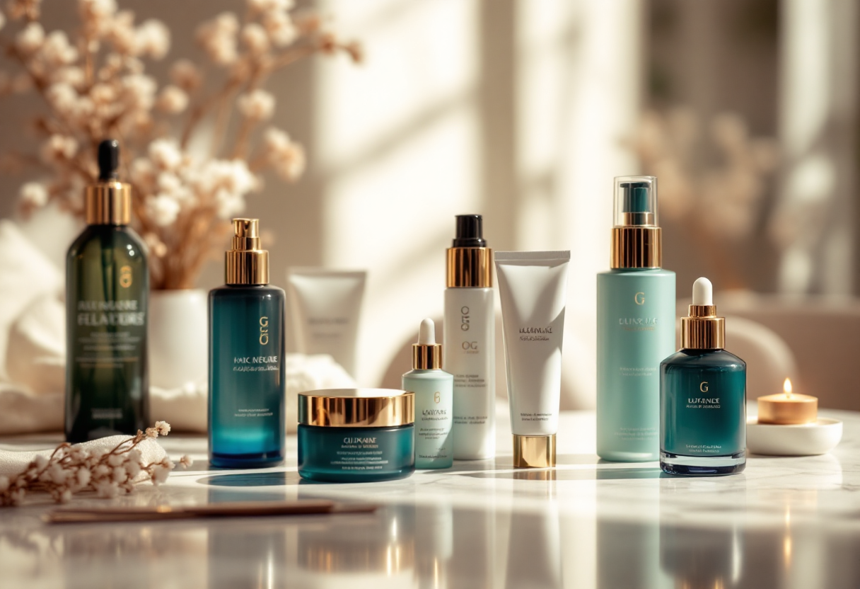 Immagine che illustra l'uso dell'IA nella bellezza