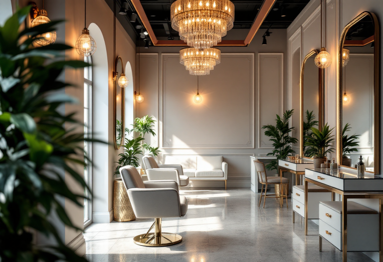 Taglio di capelli Japanese Bob su una modella elegante