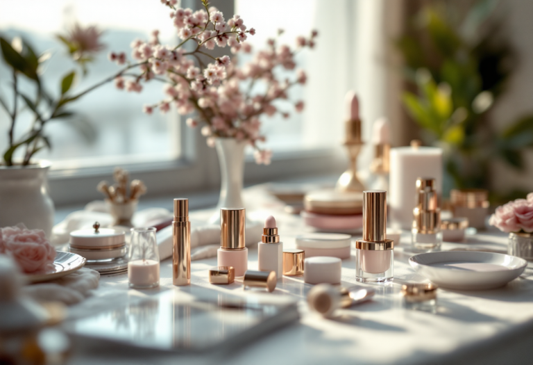 Julia Fox in una campagna di MAC Cosmetics con trucco nude