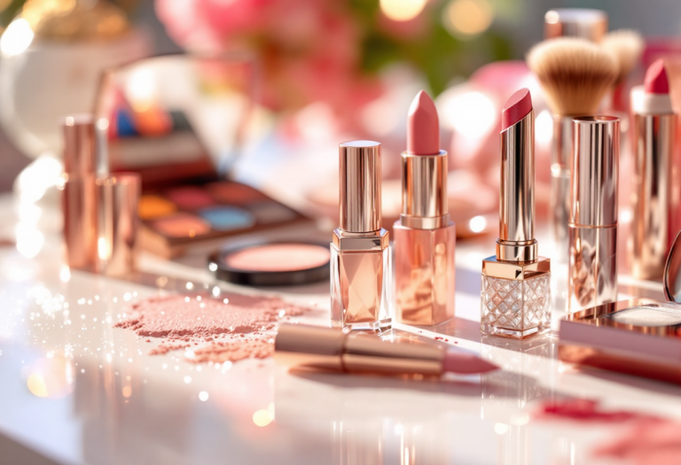 Trucco icy con tonalità fredde e brillanti per l'inverno