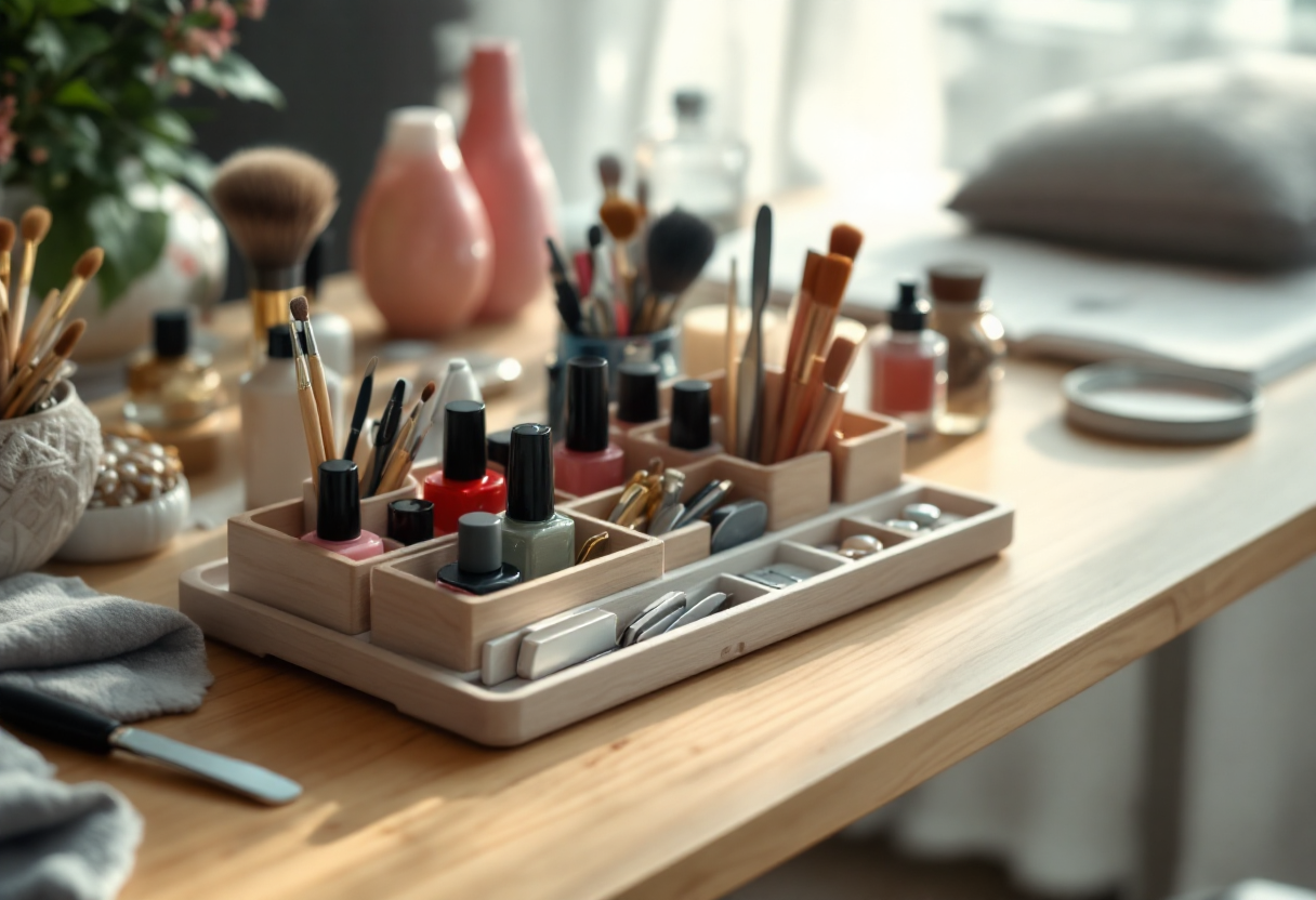 Confronto tra manicure a casa e professionale per unghie