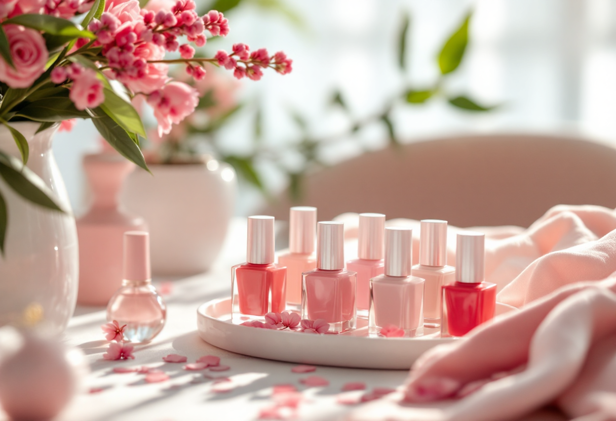 Esempi di manicure romantiche per San Valentino 2025
