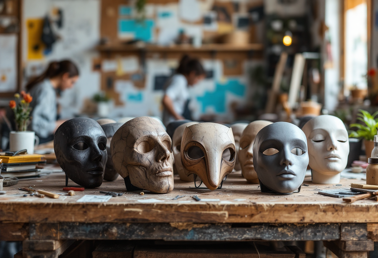 Maschere tradizionali e moderne per la cura della pelle