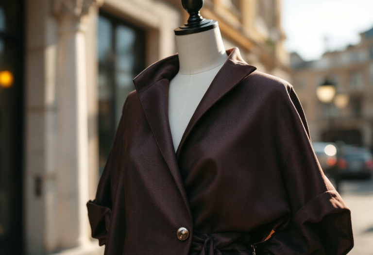 Melania Trump in un abito elegante che rappresenta la moda americana