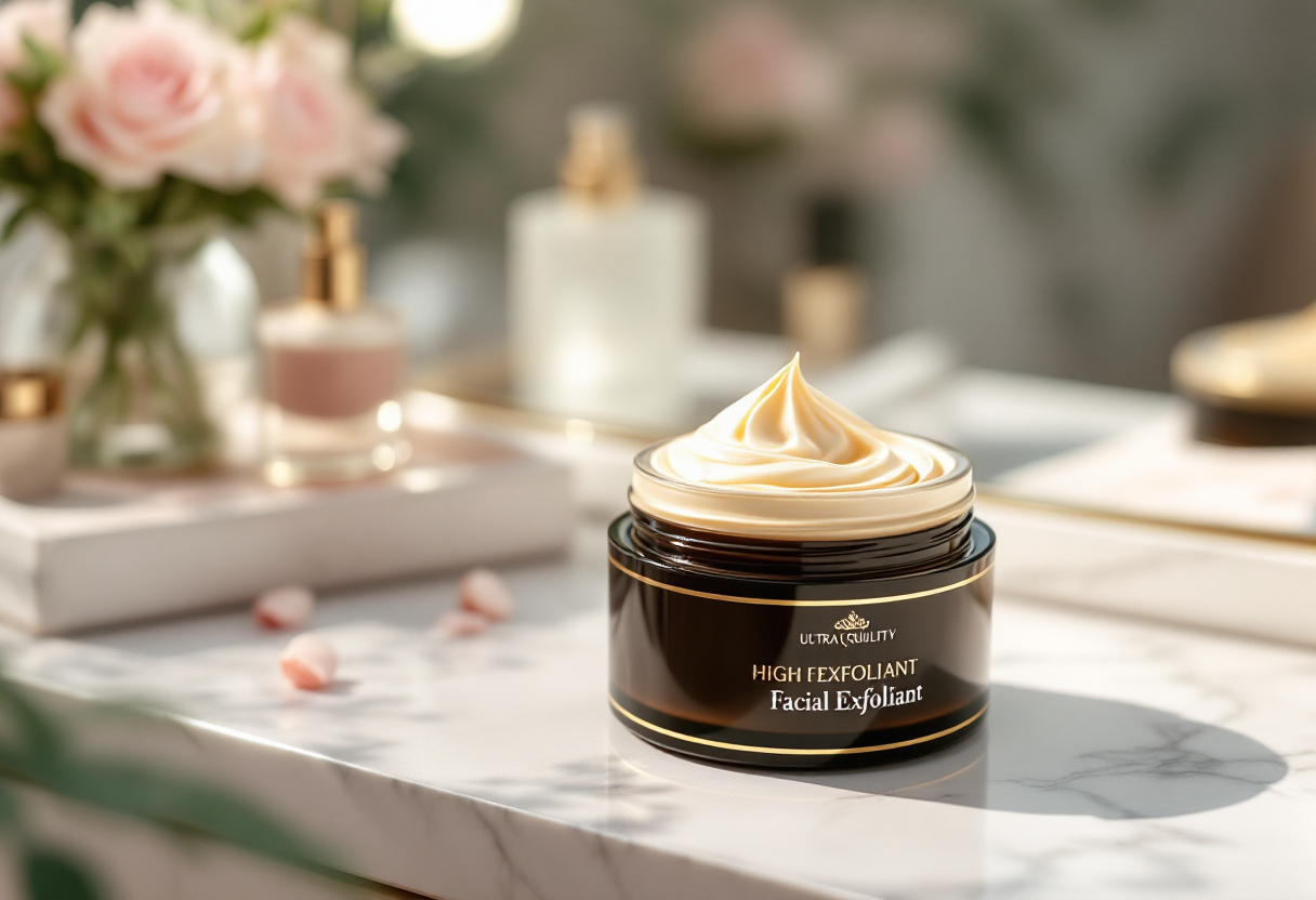 Esfoliante viso per una pelle levigata e luminosa