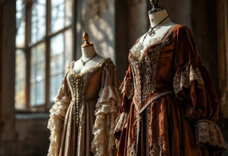 Abiti ispirati al Medioevo per la moda 2025