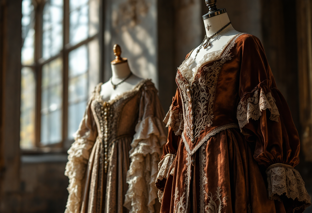 Abiti ispirati al Medioevo per la moda 2025