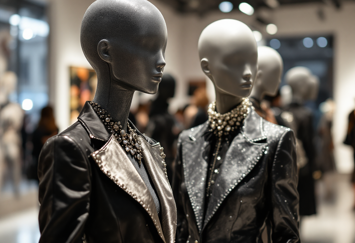 Immagine di una mostra di moda nel 2025 in Italia
