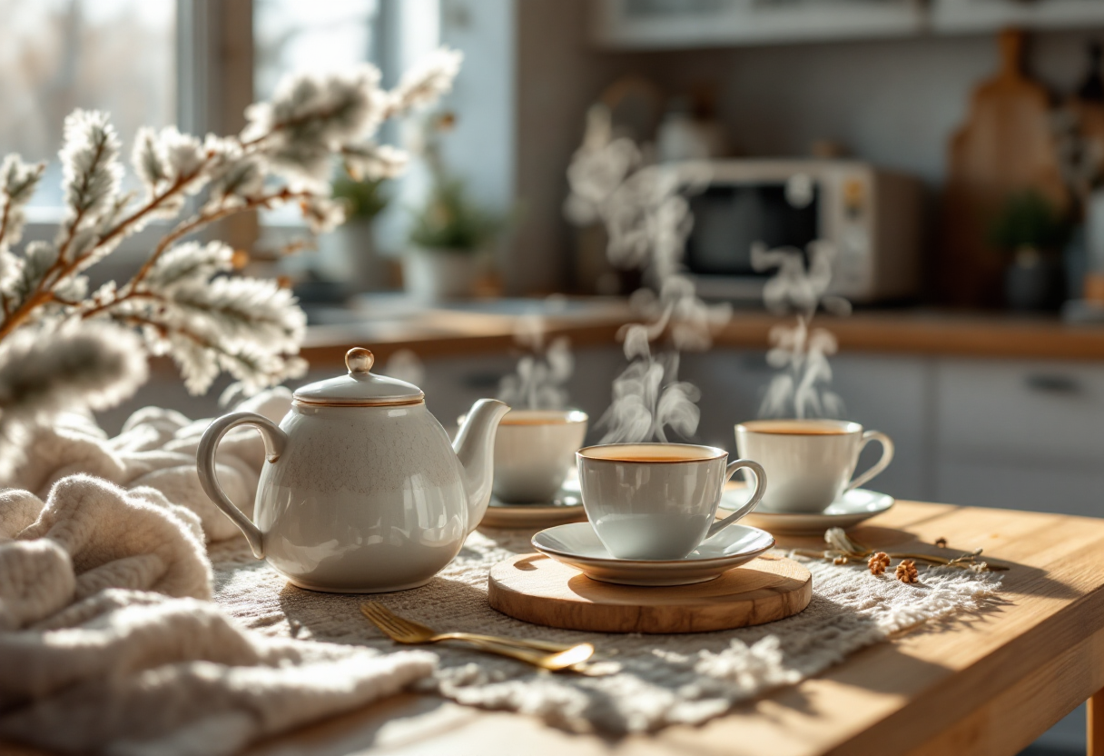 Uhm Ji-won mentre applica prodotti per la pelle in inverno