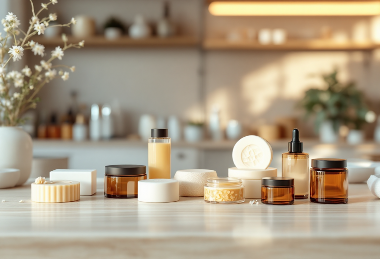 Prodotti di skincare solida per una pelle radiosa