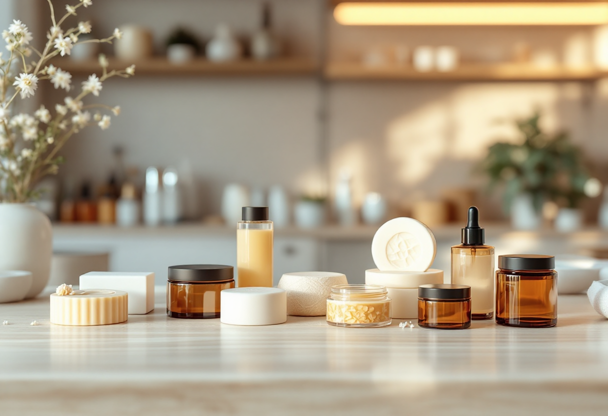 Prodotti di skincare solida per una pelle radiosa