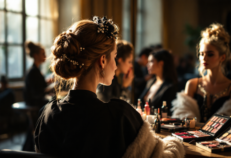 Immagine delle tendenze beauty Haute Couture primavera estate 2025