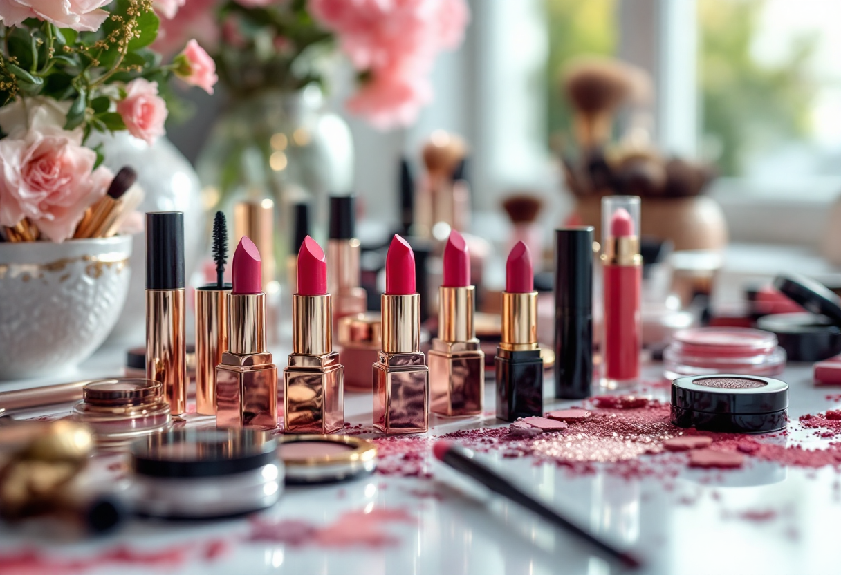 Trucco audace e nostalgico per il 2025