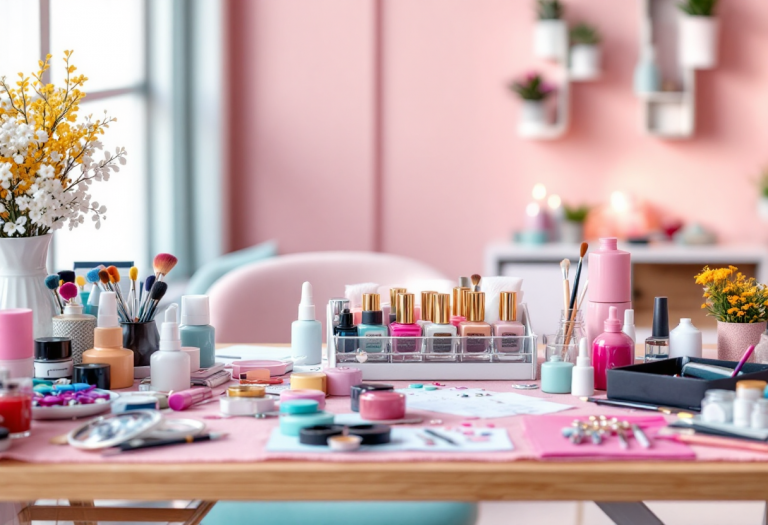 Nail art coreana con design colorati e moderni