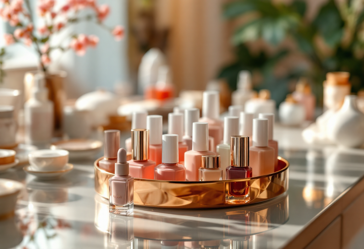 Unghie nude eleganti per il 2025 con design raffinato