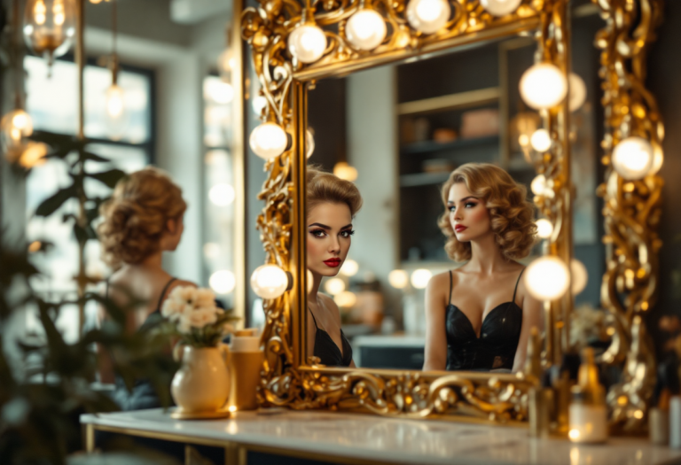 Immagine di tendenze beauty ispirate agli anni sessanta