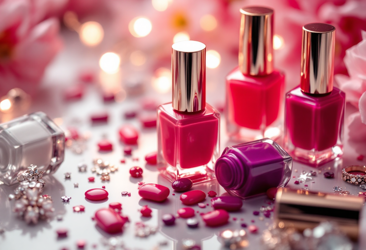 Unghie decorate per San Valentino 2025 con cuori e colori romantici