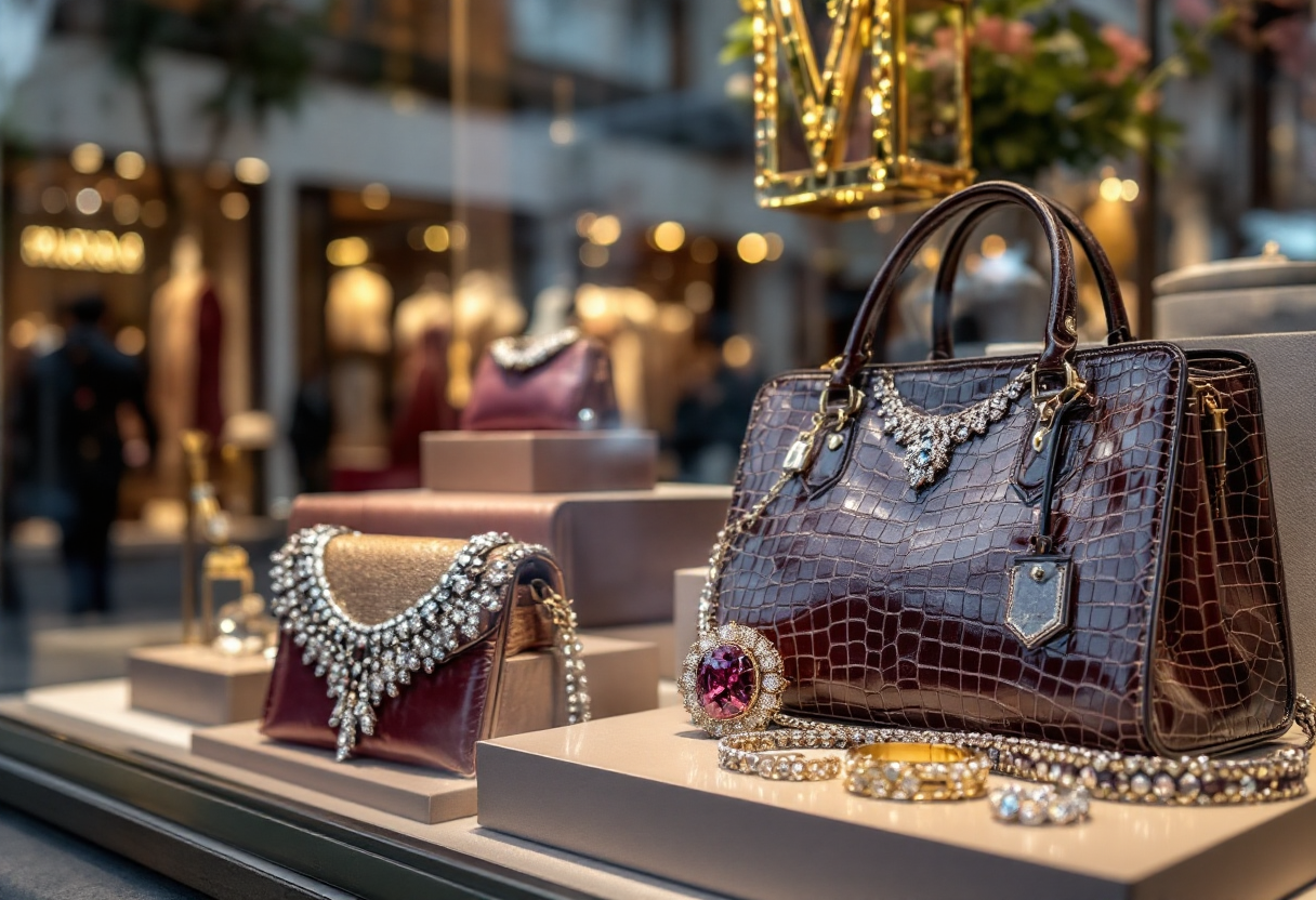 Accessori moda in mostra alla Milano Fashion Week 2025