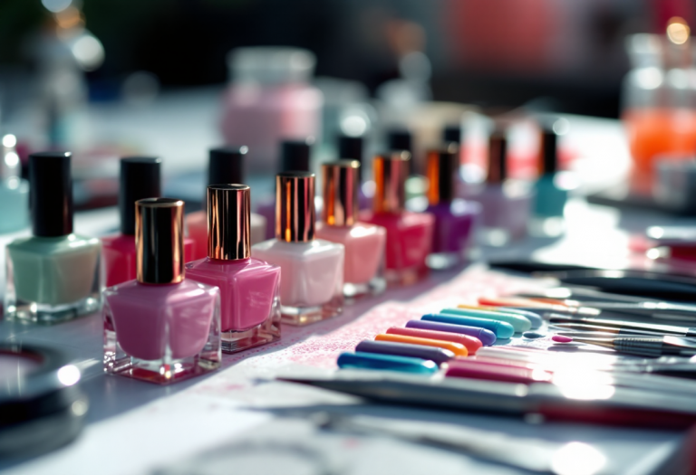 Unghie baby chrome brillanti per la primavera 2023