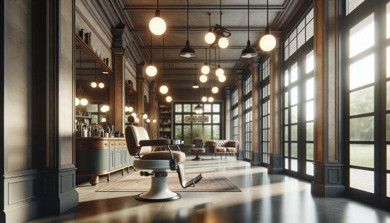 Uomo con baffo in stile Tom Selleck, look moderno