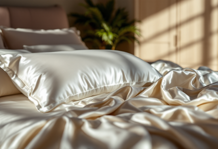 Federa in seta che migliora pelle e capelli